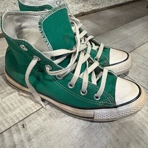 Converse Green High-Top Sneakers